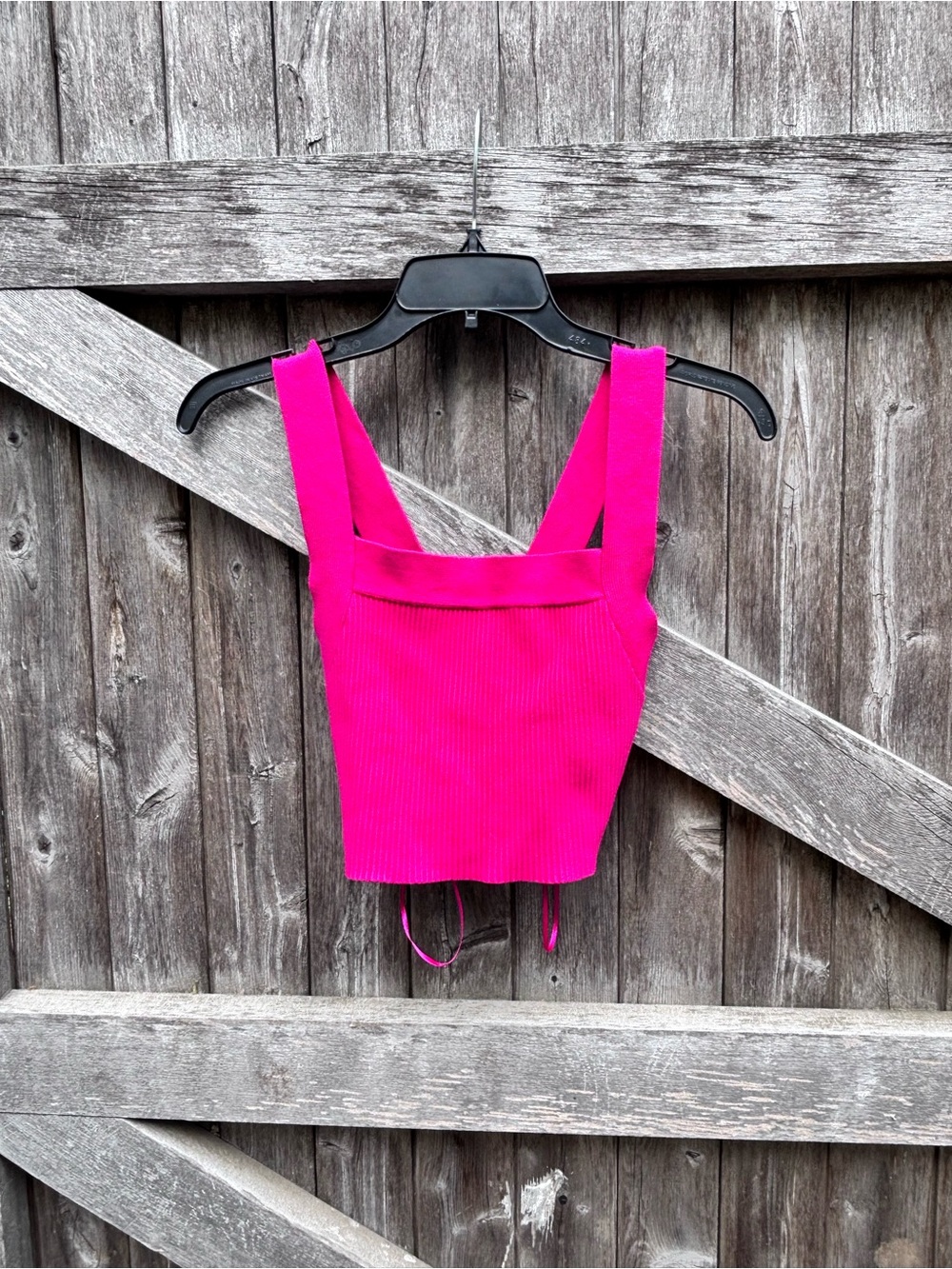 Hot Pink Crop Top